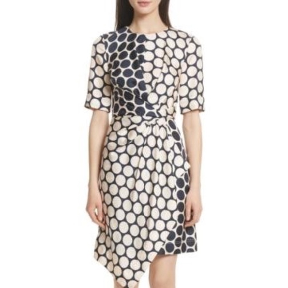 Jason Wu Dresses & Skirts - Grey Jason Wu Polka Dot Silk Dress